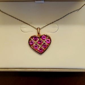 Lattice Heart Necklace
